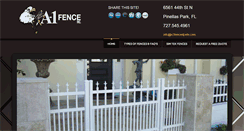 Desktop Screenshot of a1fencestpete.com